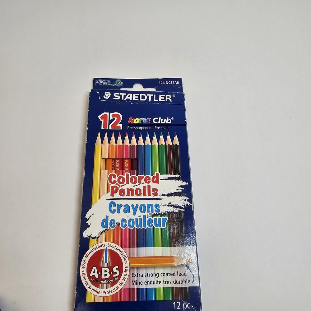 Staedtler Noris Club Colored Pencils 12 Pack Pre Sharpened New - Picture 3 of 11